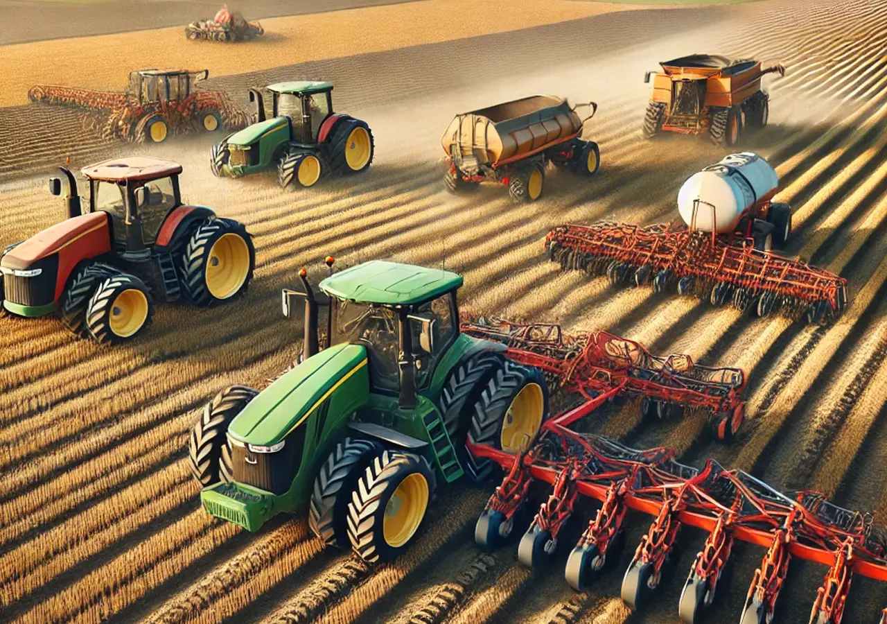 tipos de máquinas agrícolas