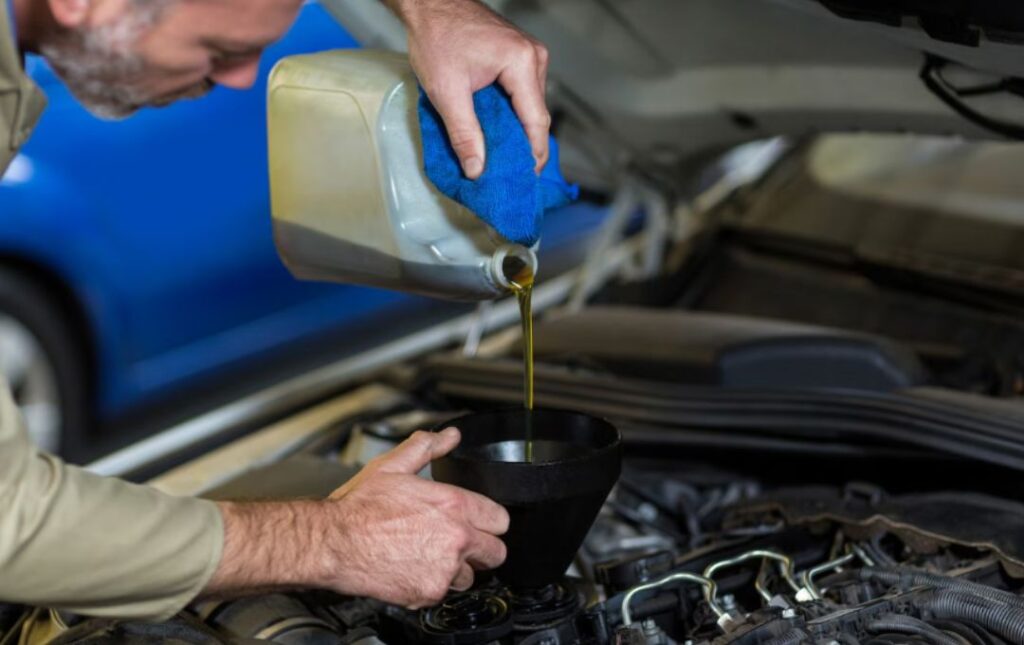 troca de óleo de motores a diesel