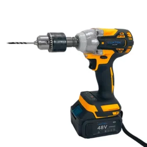 Parafusadeira de Impacto 48V + Kit Catraca 46 Peças Potência e Versatilidade