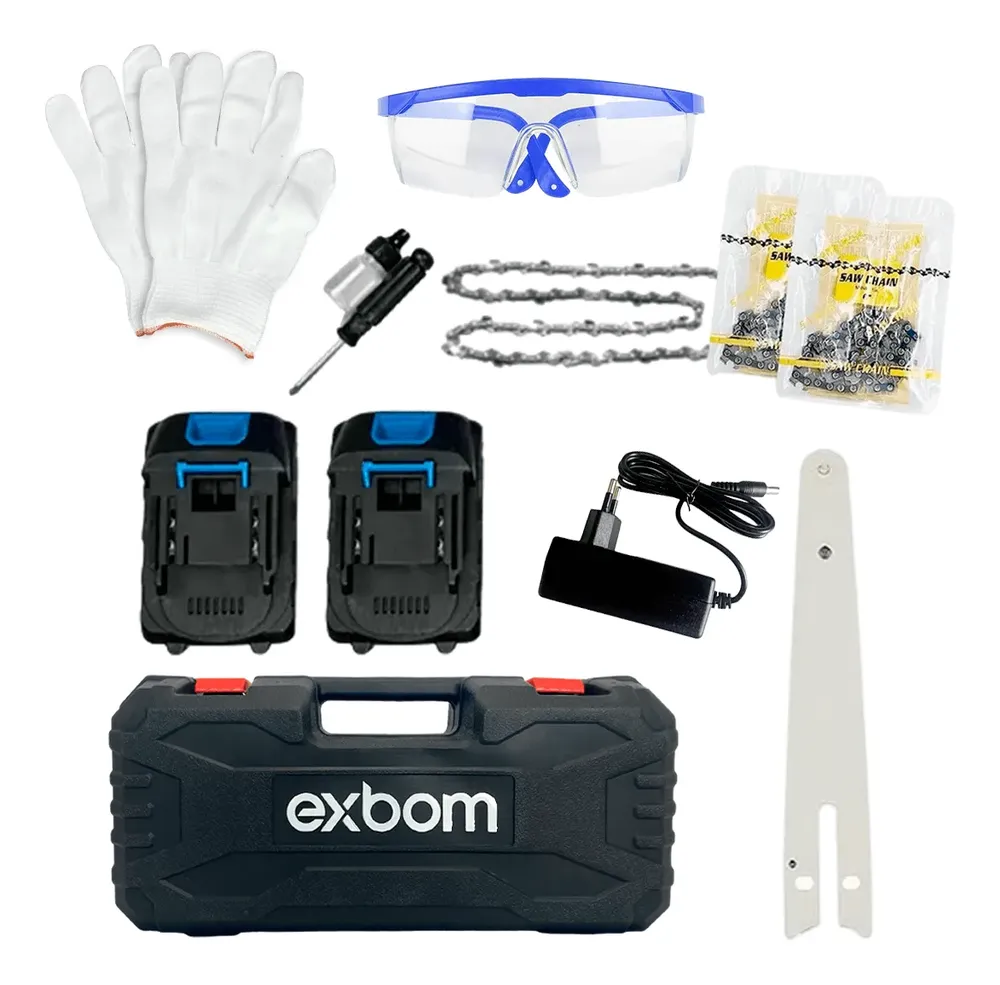 Motosserra Portátil 36V Corte Preciso Potencia 1200W + Acessórios