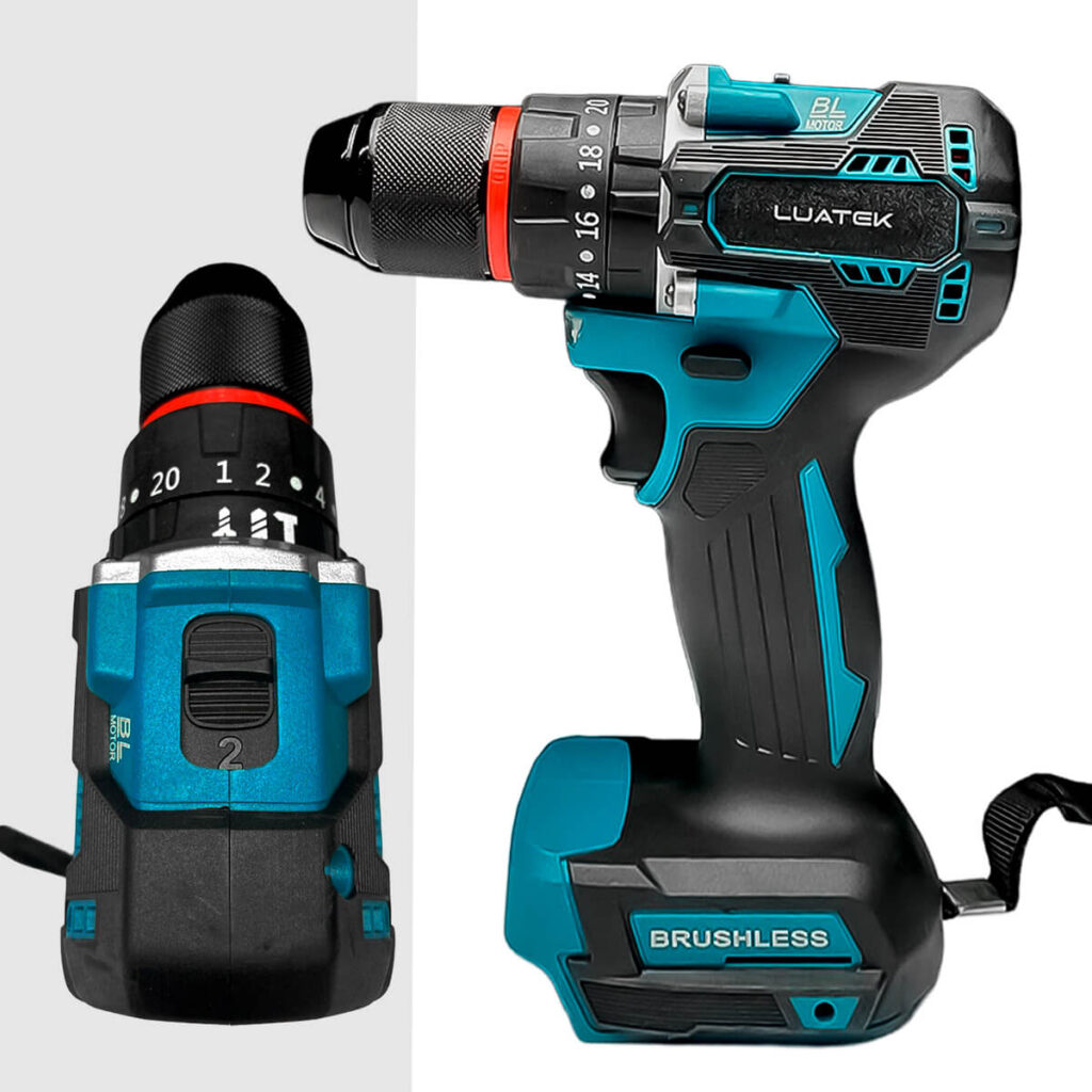 Kit Profissional 48V 4.0Ah Parafusadeira Torque e Furadeira