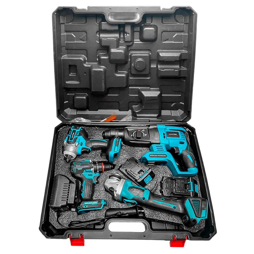 Kit Profissional 48V 4.0Ah Parafusadeira Torque e Furadeira